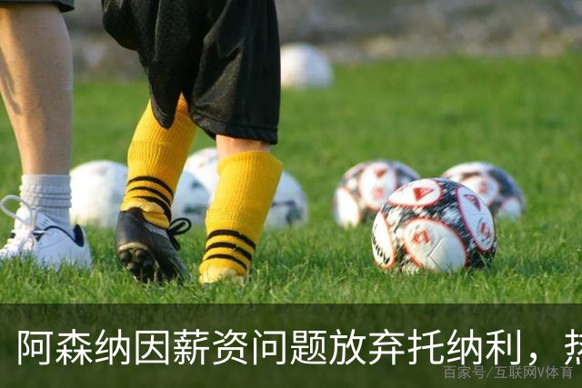 阿森纳因薪资问题放弃托纳利，热刺9.02亿元总价敲定交易